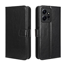 Xiaomi Redmi Note 12 4G用手帳型 レザーケース スタンド カバー BY5 Xiaomi ブラック