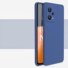 Xiaomi Redmi Note 12 Explorer用360度 フルカバー極薄ソフトケース シリコンケース 耐衝撃 全面保護 バンパー YK1 Xiaomi ネイビー