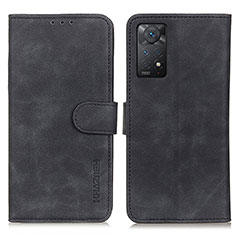 Xiaomi Redmi Note 12 Pro 4G用手帳型 レザーケース スタンド カバー K03Z Xiaomi ブラック