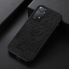 Xiaomi Redmi Note 12 Pro 4G用ケース 高級感 手触り良いレザー柄 B07H Xiaomi ブラック