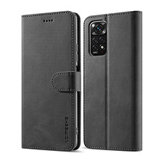 Xiaomi Redmi Note 12 Pro 4G用手帳型 レザーケース スタンド カバー LC1 Xiaomi ブラック