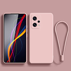 Xiaomi Redmi Note 12 Pro+ Plus 5G用360度 フルカバー極薄ソフトケース シリコンケース 耐衝撃 全面保護 バンパー YK4 Xiaomi ピンク