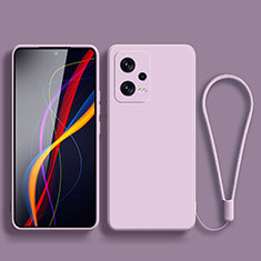 Xiaomi Redmi Note 12 Pro+ Plus 5G用360度 フルカバー極薄ソフトケース シリコンケース 耐衝撃 全面保護 バンパー YK4 Xiaomi ラベンダー