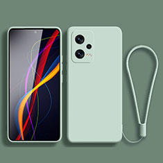 Xiaomi Redmi Note 12 Pro+ Plus 5G用360度 フルカバー極薄ソフトケース シリコンケース 耐衝撃 全面保護 バンパー YK4 Xiaomi ライトグリーン