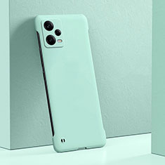 Xiaomi Redmi Note 12 Pro+ Plus 5G用ハードケース プラスチック 質感もマット カバー YK5 Xiaomi シアン