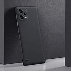 Xiaomi Redmi Note 12 Pro+ Plus 5G用ハードケース プラスチック 質感もマット カバー YK5 Xiaomi ブラック