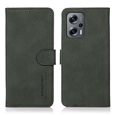 Xiaomi Redmi Note 12 Turbo 5G用手帳型 レザーケース スタンド カバー D01Y Xiaomi グリーン