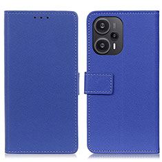 Xiaomi Redmi Note 12 Turbo 5G用手帳型 レザーケース スタンド カバー M08L Xiaomi ネイビー