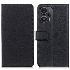 Xiaomi Redmi Note 12 Turbo 5G用手帳型 レザーケース スタンド カバー M08L Xiaomi ブラック