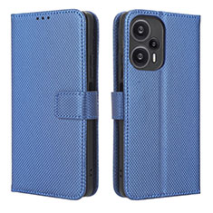 Xiaomi Redmi Note 12 Turbo 5G用手帳型 レザーケース スタンド カバー BY1 Xiaomi ネイビー