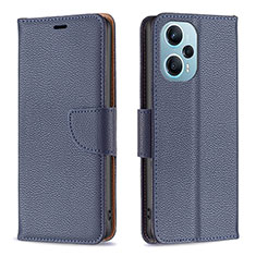 Xiaomi Redmi Note 12 Turbo 5G用手帳型 レザーケース スタンド カバー B06F Xiaomi ネイビー