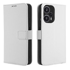 Xiaomi Redmi Note 12 Turbo 5G用手帳型 レザーケース スタンド カバー BY1 Xiaomi ホワイト