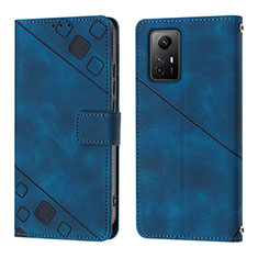 Xiaomi Redmi Note 12S用手帳型 レザーケース スタンド カバー YB3 Xiaomi ネイビー