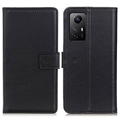 Xiaomi Redmi Note 12S用手帳型 レザーケース スタンド カバー A08D Xiaomi ブラック