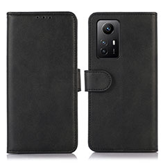 Xiaomi Redmi Note 12S用手帳型 レザーケース スタンド カバー N02P Xiaomi ブラック