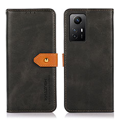 Xiaomi Redmi Note 12S用手帳型 レザーケース スタンド カバー N07P Xiaomi ブラック