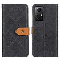 Xiaomi Redmi Note 12S用手帳型 レザーケース スタンド カバー K05Z Xiaomi ブラック