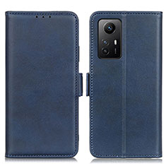 Xiaomi Redmi Note 12S用手帳型 レザーケース スタンド カバー M15L Xiaomi ネイビー