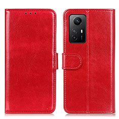 Xiaomi Redmi Note 12S用手帳型 レザーケース スタンド カバー M07L Xiaomi レッド