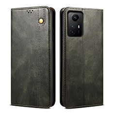 Xiaomi Redmi Note 12S用手帳型 レザーケース スタンド カバー B01S Xiaomi グリーン