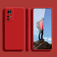 Xiaomi Redmi Note 12S用360度 フルカバー極薄ソフトケース シリコンケース 耐衝撃 全面保護 バンパー YK2 Xiaomi レッド