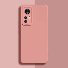 Xiaomi Redmi Note 12S用360度 フルカバー極薄ソフトケース シリコンケース 耐衝撃 全面保護 バンパー Xiaomi ピンク