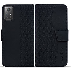 Xiaomi Redmi Note 12S用手帳型 レザーケース スタンド カバー HF1 Xiaomi ブラック