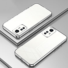 Xiaomi Redmi Note 12S用極薄ソフトケース シリコンケース 耐衝撃 全面保護 クリア透明 SY1 Xiaomi シルバー