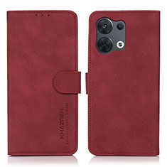 Xiaomi Redmi Note 13 5G用手帳型 レザーケース スタンド カバー D08Y Xiaomi レッド