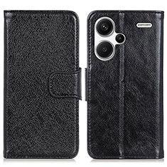 Xiaomi Redmi Note 13 Pro+ Plus 5G用手帳型 レザーケース スタンド カバー N05P Xiaomi ブラック