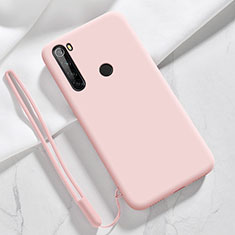 Xiaomi Redmi Note 8 (2021)用360度 フルカバー極薄ソフトケース シリコンケース 耐衝撃 全面保護 バンパー YK6 Xiaomi ローズゴールド