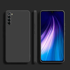 Xiaomi Redmi Note 8 (2021)用360度 フルカバー極薄ソフトケース シリコンケース 耐衝撃 全面保護 バンパー YK1 Xiaomi ブラック