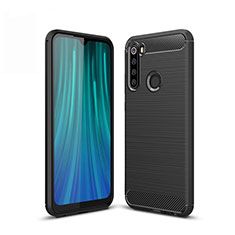 Xiaomi Redmi Note 8用シリコンケース ソフトタッチラバー ライン カバー Xiaomi ブラック