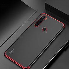 Xiaomi Redmi Note 8用極薄ソフトケース シリコンケース 耐衝撃 全面保護 クリア透明 H04 Xiaomi レッド