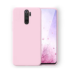 Xiaomi Redmi Note 8 Pro用360度 フルカバー極薄ソフトケース シリコンケース 耐衝撃 全面保護 バンパー C01 Xiaomi ピンク