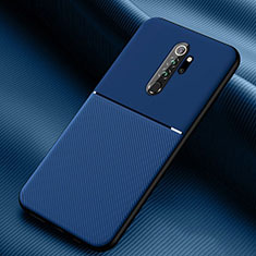 Xiaomi Redmi Note 8 Pro用360度 フルカバー極薄ソフトケース シリコンケース 耐衝撃 全面保護 バンパー C04 Xiaomi ネイビー