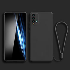 Xiaomi Redmi Note 9 4G用360度 フルカバー極薄ソフトケース シリコンケース 耐衝撃 全面保護 バンパー YK3 Xiaomi ブラック