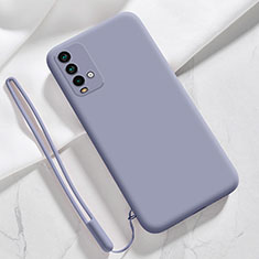 Xiaomi Redmi Note 9 4G用360度 フルカバー極薄ソフトケース シリコンケース 耐衝撃 全面保護 バンパー YK6 Xiaomi ラベンダーグレー