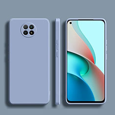 Xiaomi Redmi Note 9 5G用360度 フルカバー極薄ソフトケース シリコンケース 耐衝撃 全面保護 バンパー YK1 Xiaomi ラベンダーグレー