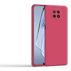 Xiaomi Redmi Note 9 5G用360度 フルカバー極薄ソフトケース シリコンケース 耐衝撃 全面保護 バンパー YK4 Xiaomi レッド