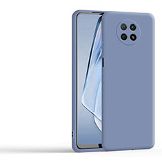 Xiaomi Redmi Note 9 5G用360度 フルカバー極薄ソフトケース シリコンケース 耐衝撃 全面保護 バンパー YK4 Xiaomi ラベンダーグレー