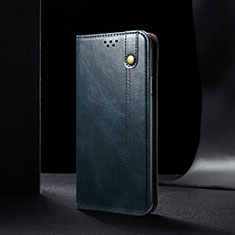 Xiaomi Redmi Note 9 5G用手帳型 レザーケース スタンド カバー B02S Xiaomi ネイビー