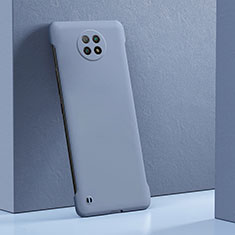 Xiaomi Redmi Note 9 5G用ハードケース プラスチック 質感もマット カバー YK5 Xiaomi ラベンダーグレー