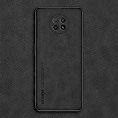 Xiaomi Redmi Note 9 5G用ケース 高級感 手触り良いレザー柄 S02 Xiaomi ブラック