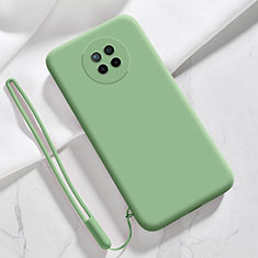 Xiaomi Redmi Note 9 5G用360度 フルカバー極薄ソフトケース シリコンケース 耐衝撃 全面保護 バンパー YK6 Xiaomi グリーン