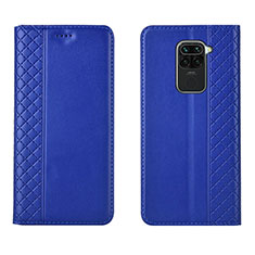 Xiaomi Redmi Note 9用手帳型 レザーケース スタンド カバー T07 Xiaomi ネイビー