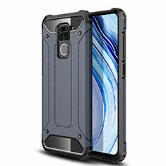 Xiaomi Redmi Note 9用ハイブリットバンパーケース プラスチック 兼シリコーン カバー R01 Xiaomi ネイビー