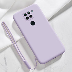 Xiaomi Redmi Note 9用360度 フルカバー極薄ソフトケース シリコンケース 耐衝撃 全面保護 バンパー YK3 Xiaomi ラベンダー