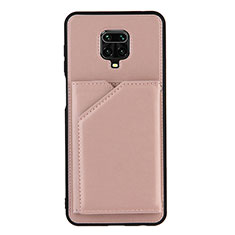 Xiaomi Redmi Note 9 Pro Max用ケース 高級感 手触り良いレザー柄 Y01B Xiaomi ローズゴールド