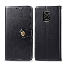 Xiaomi Redmi Note 9S用手帳型 レザーケース スタンド カバー S05D Xiaomi ブラック